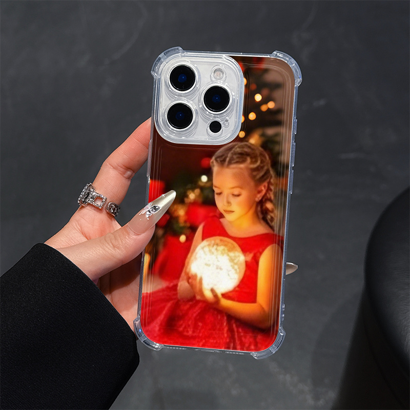 TEMU Phone Case - Custom Diy Phone Case With Transparent Corners For Drop Protection, Suitable For Motorola Models Moto G30, Moto G20, Moto G10, Moto