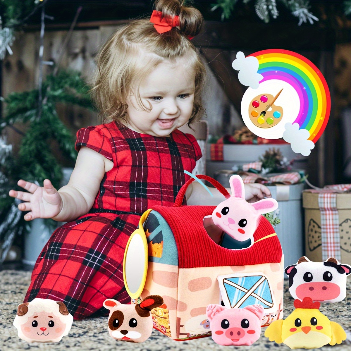 children's toys 12 months surprise farm filled toy animals