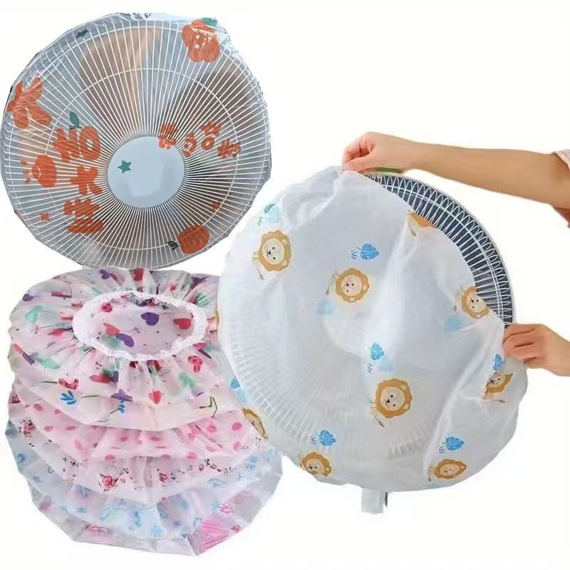 TEMU Set di 6 copri ventola elettrica colori assortiti - Morbidi e , con colori casuali, ideali per la protezione e lo stoccaggio , che prevengono