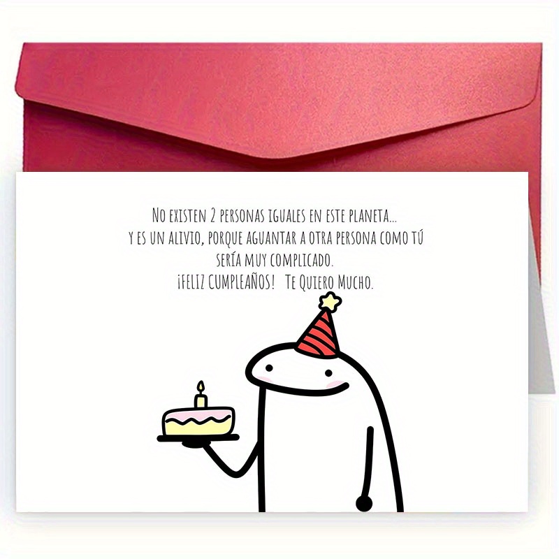 TEMU 1 tarjeta de española personalizada con sobre (4.72In X 7.09In), ideal , e hija, novia y de , decoración de , calidad, para todas las ocasiones,