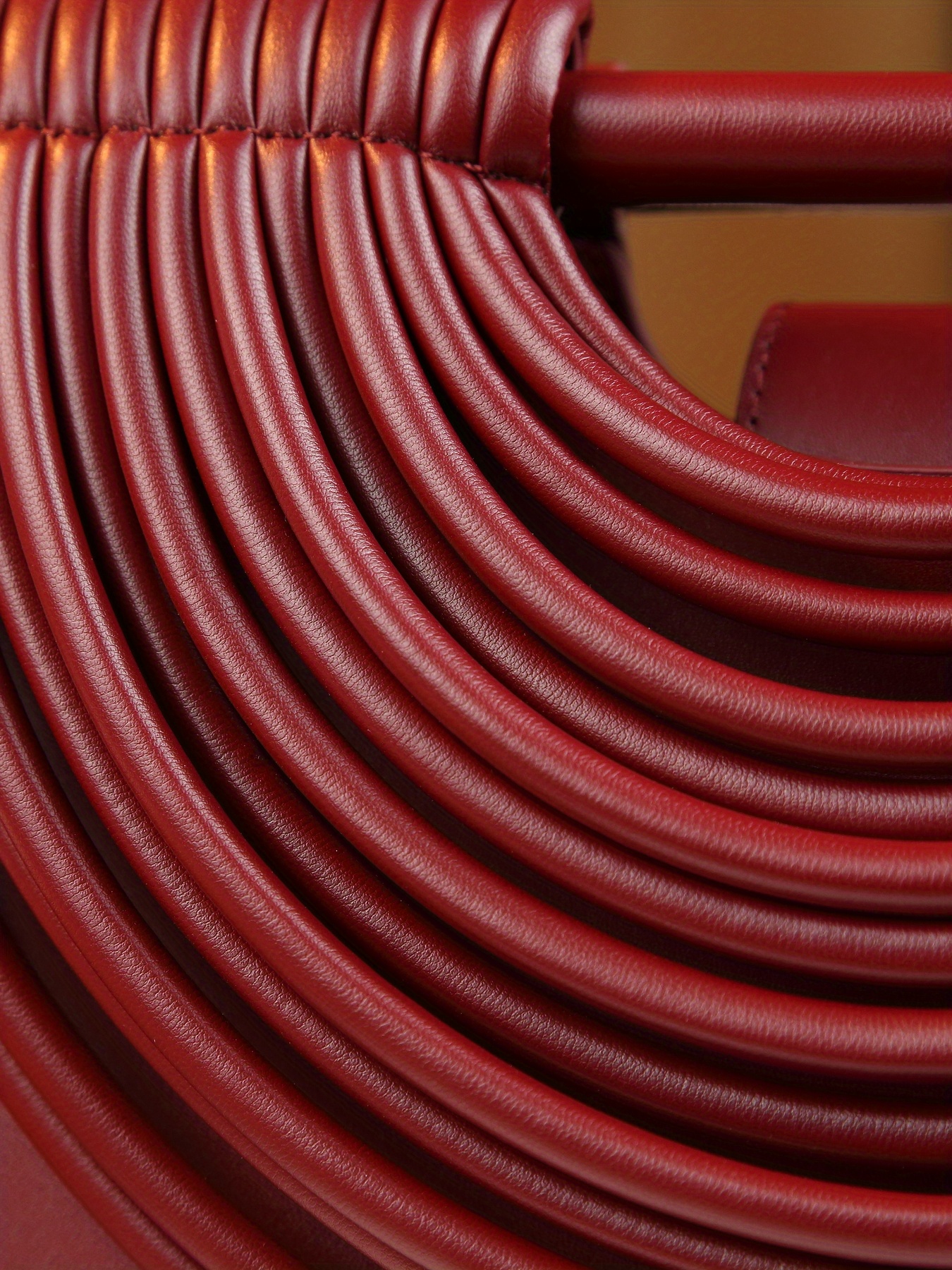 Stylish Solid Color Line Design Handheld Small Square Evening Bag for Women