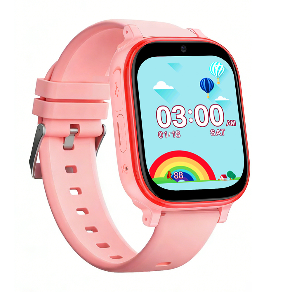 Smartwatch, Smartwatch Telefoon voor Meisjes Jongens met SOS Oproep, 4.65 cm HD Smartwatch Kinder Fitness Tracker Jongen Meisje 31 Spelletjes Camera Stappenteller Wekker Kerst- en Verjaardagscadeaus
