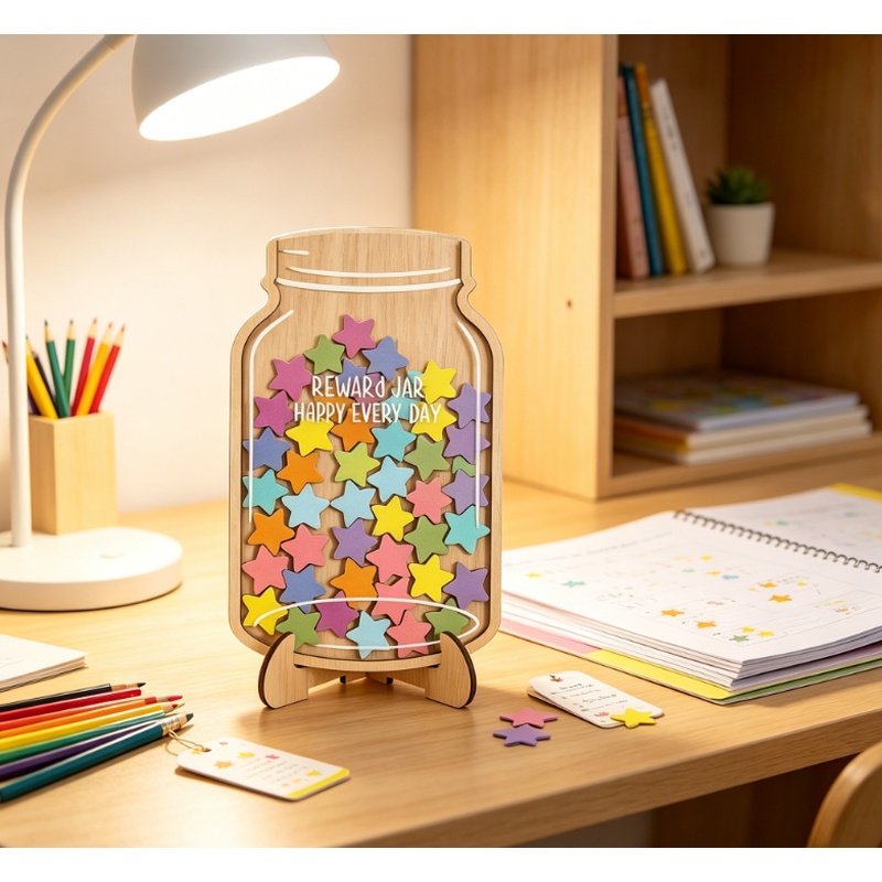 TEMU A Set Of Reward Jars; Reward Jars; Behavior Management Tools, Home Classroom Reward Chart, Home Decoration Jars