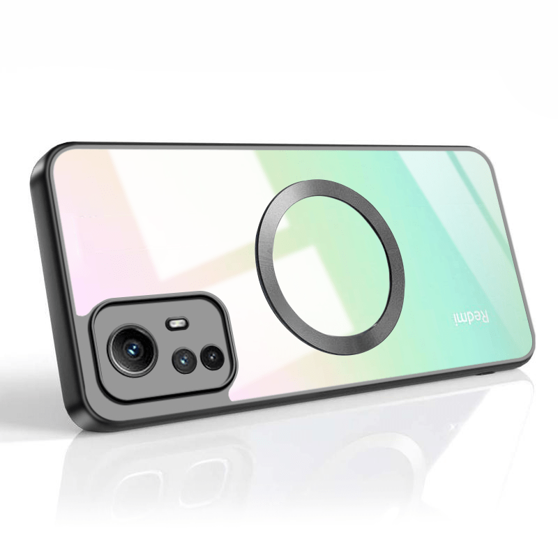 TEMU Phone Case - Compatible Shockproof Phone Case For Redmi Note 12s 4g, Featuring A Transparent Acrylic Design And Support