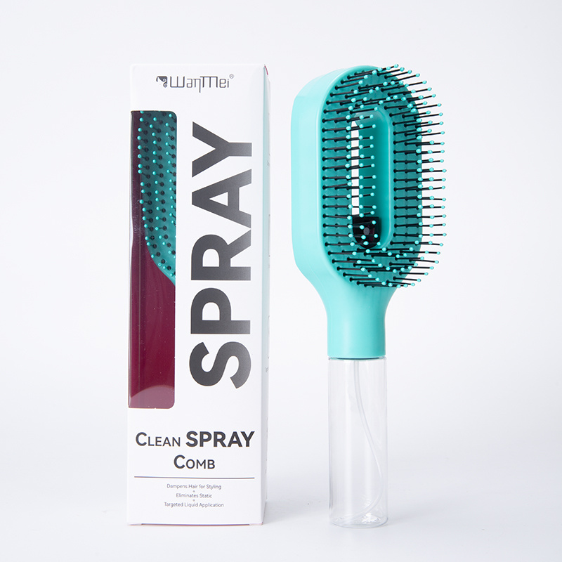 TEMU 2-in-1 Hair Brush, Innovative Mist And Bristle Tool - -free Bristles, Convenient Water Tank