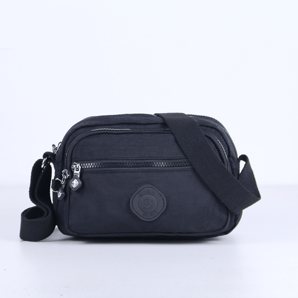 TEMU 2026 Lightweight Multi-pocket Nylon Unisex Crossbody Bag, High Quality Durable Stylish Women's Shoulder Bag, Large Capacity Men', Durable And
