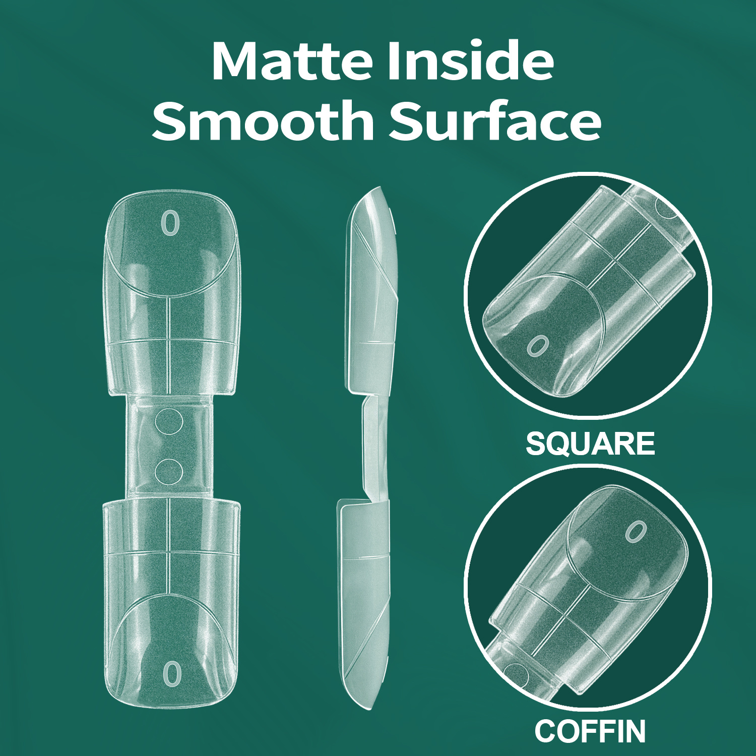 Dual-Effect Nail Extension Form, High-Transparency Tool