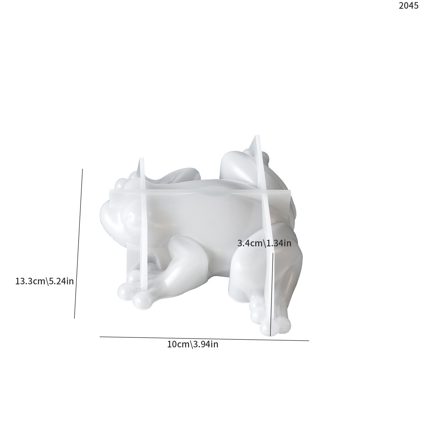 TEMU Resin Silicone Mold Frog Lizard Snail Shape Mold Easter Theme Three-dimensional Handmade Glue Gypsum Ornaments Mold