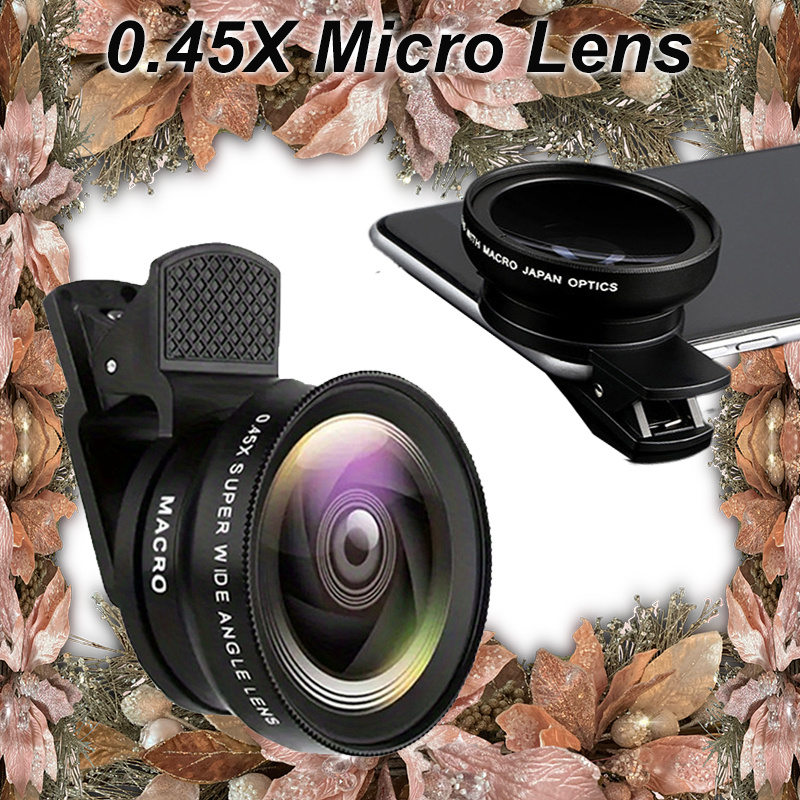 

0.45x Hd - Set For Smartphone Photography - & , Clarity & - For