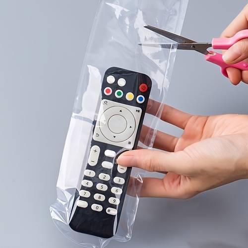 5 20 transparent heat shrink bags suitable for tvs and remote controls dustproof plastic film ideal for electronic device plastic