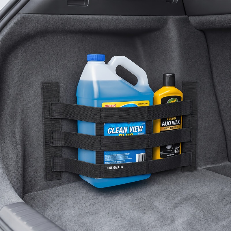 TEMU 1 pièce, Sangle d'organisation extra large pour coffre de voiture, Sangle de fixation de chargement élastique réglable et robuste, Sangle de