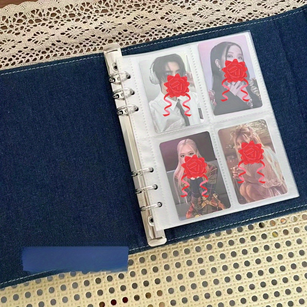 kpop fans a5 6 ring trading card organizer binder 20 pages - Temu Malaysia