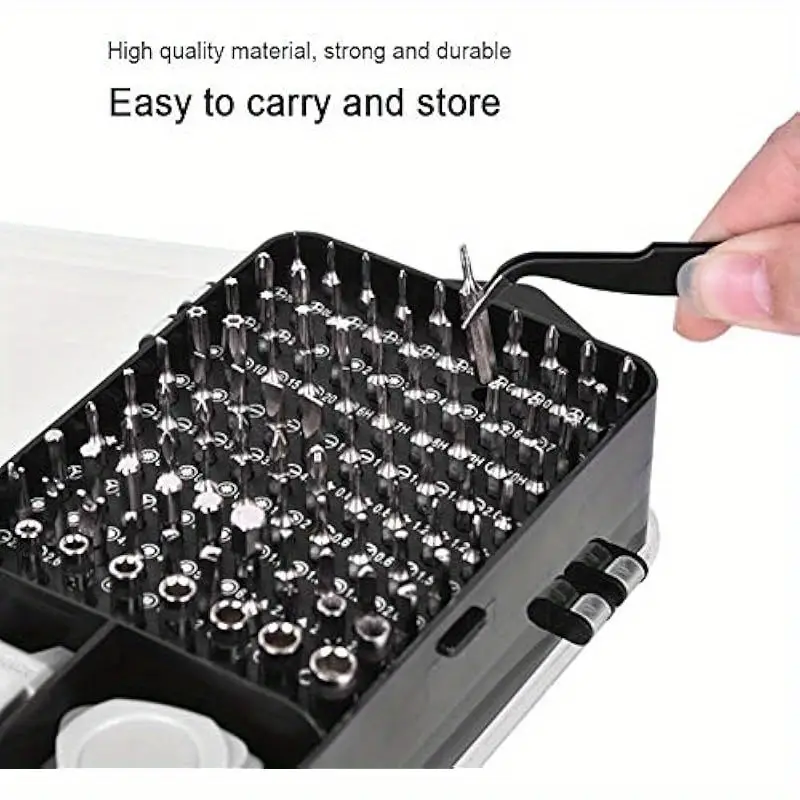119in 1 crv screwdriver set essential toolkit for mobile and computer repairs for tech enthusiasts Product details 1