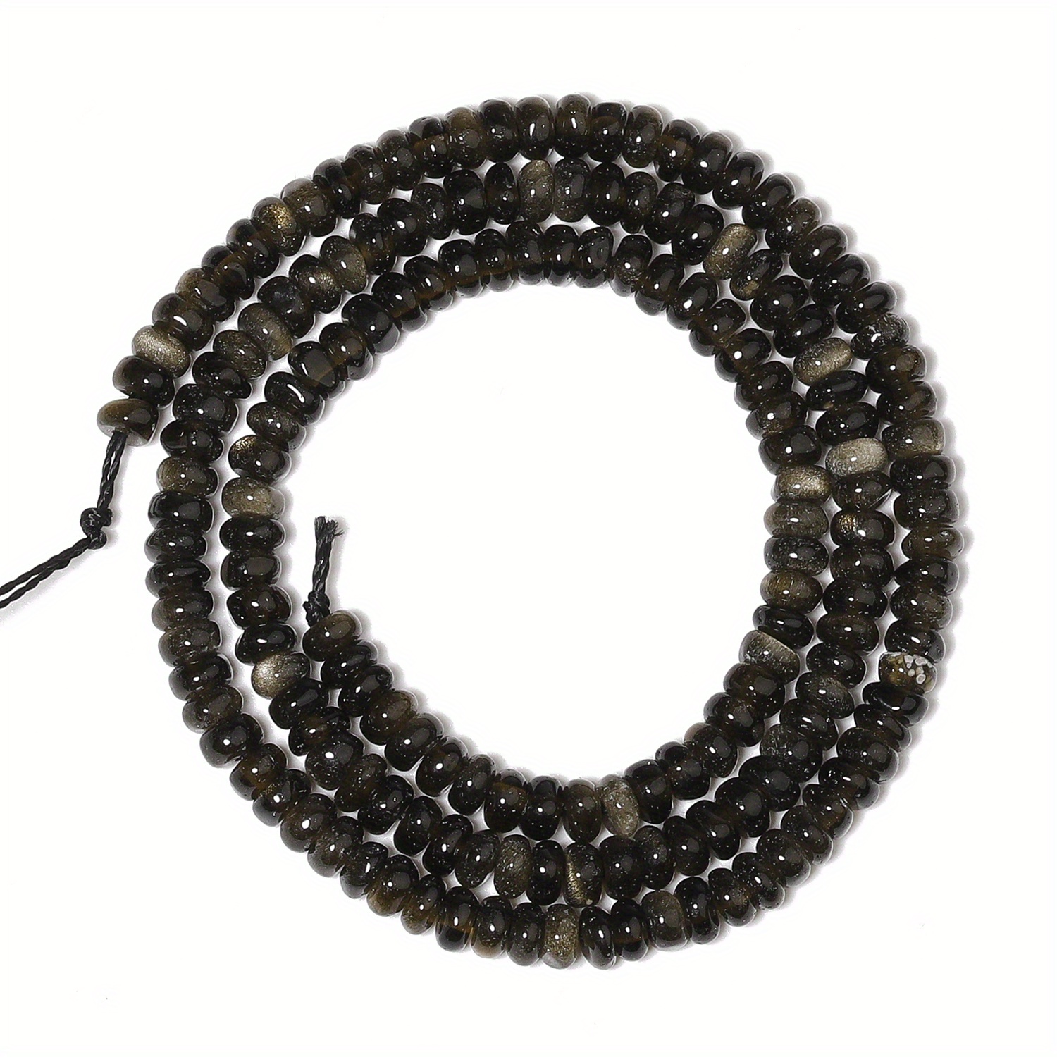 TEMU Perline Abaco in - Rondelle Tonde 2x4mm Adatte per Creazione di Gioielli Fai da Te, Perline Sciolte Piatte Distanziate con Base per Bracciali,