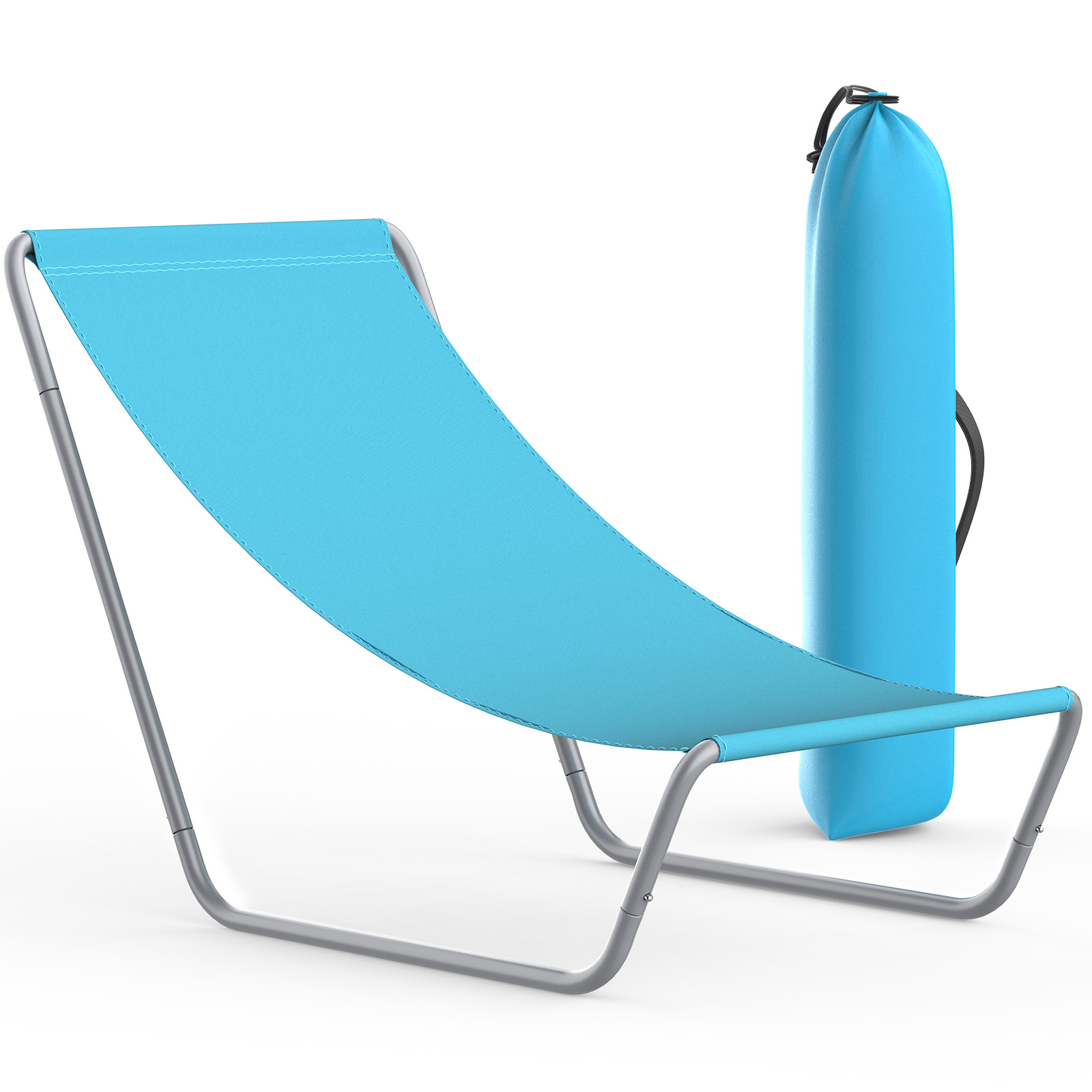 Beach Chair - Portable And Easy To Store (with Storage Bag Included) Outdoor Chair, Pool Chair, Lounge Chair, Used For Outdoor Leisure Gatherings