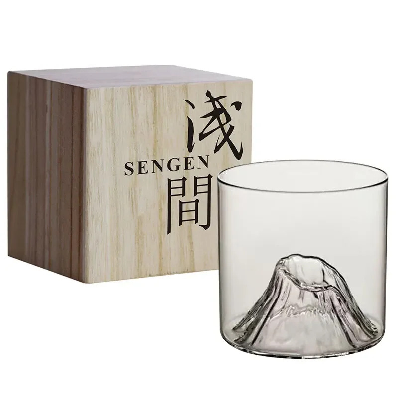 TEMU Single Piece 175ml Whiskey Glass With A Raised Ice , Serving Tea, Liqueur, Or Xo Wine