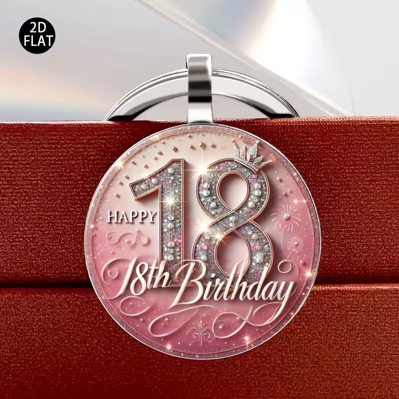 TEMU To You, Who Are Old! 2d Images Of Birthday Keychains, Car Parts Keychains, Keychains, And Keychains Are Affordable Gifts For . Are Suitable For