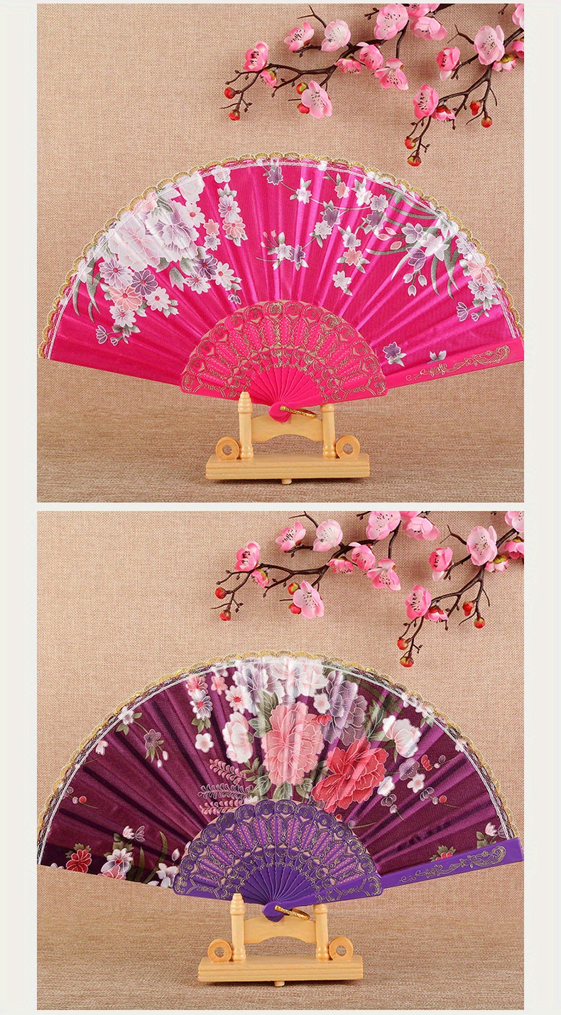 1개 랜덤 프린트 천 골든 중국 전통 춤 중국 제조업체 도매 수제 접이식 | temu {REGION_NAME - Temu  Republic of Korea