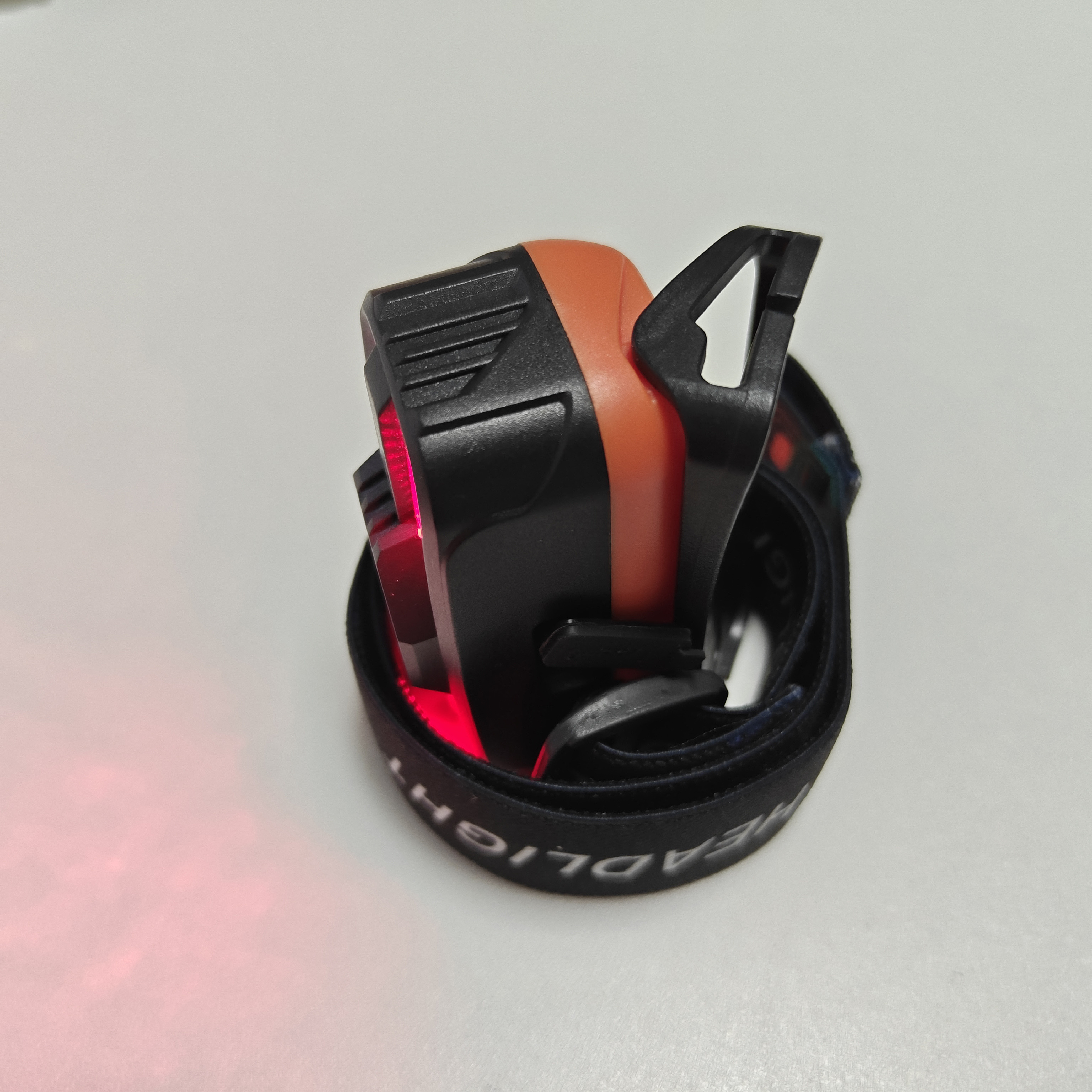 TEMU 1pc Led Sensor Headlamp, Cob Floodlight, Featuring Adjustable Beam Angle And Usb Charging-ideal For Hiking, Camping, Night Work, Running, Night
