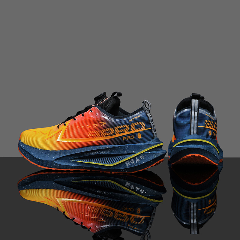 Lightweight And Breathable Unisex Outdoor Racing Shoes with a Non-Slip, Durable Sole, Designed for Running And High-Elastic Cushioning for Competitive Training