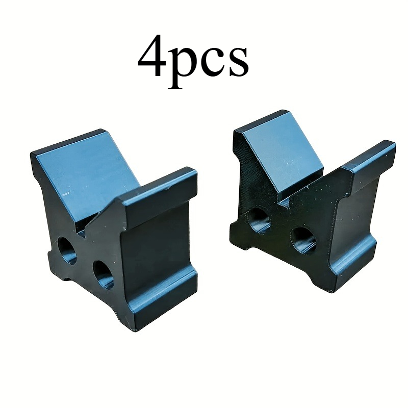 TEMU 4pcs Blocs de Support Cylindriques de V, Supports de Composants, Serre-joints en V pour Tige Ronde à 90°, Supports de Positionnement pour