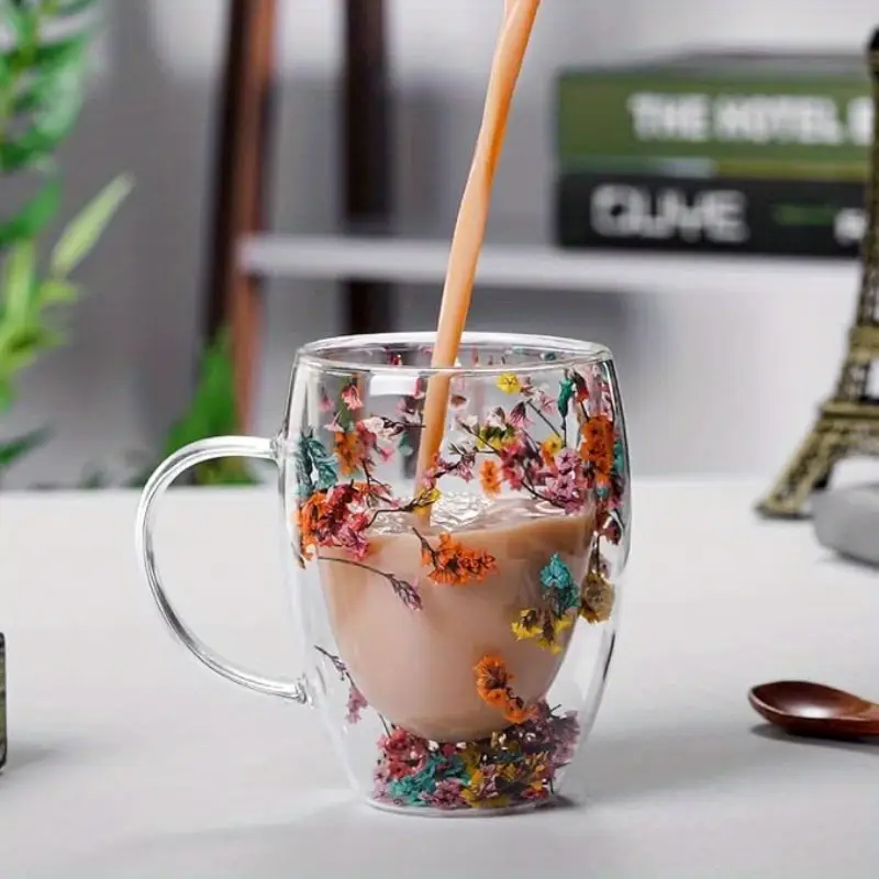 Tasse à café en verre double épaisseur