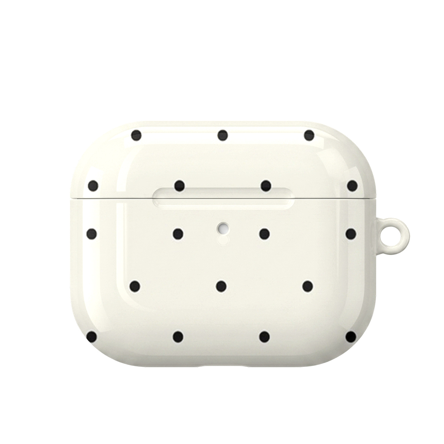 TEMU Minimalist Polka Earbuds Case Suitable For Airpods Pro3/2/1, Glossy Trendy Aesthetic Protective Cover For , Perfect For Daily & Gifts