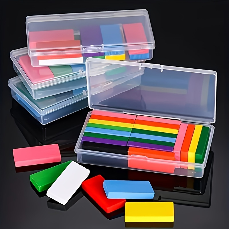 10pcs clear plastic storage boxes with snap close lids stackable organizer containers transparent closet drawer shelf storage for jewelry crafts   space saving clear boxes secure snap closure     sturdy construction office workers Product details 4