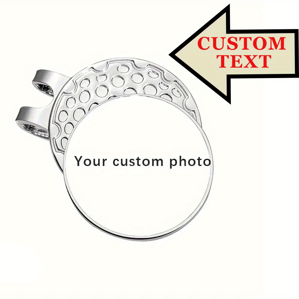 TEMU Personalized Magnetic Hat Clip With Ball Marker Golf Hat Clip Accessories Easy To And