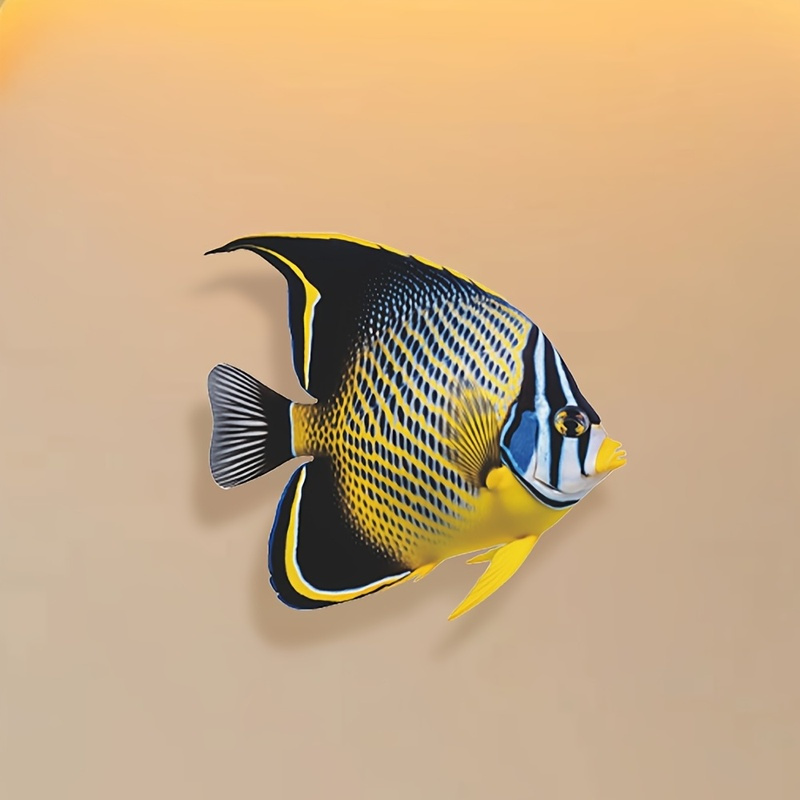 2 Stück Metall Fisch Wandkunst – Ozean-Deko In Grün & Gelb | 30x17,5 Cm | Hochwertiges Metall, Einfach Aufzuhängen