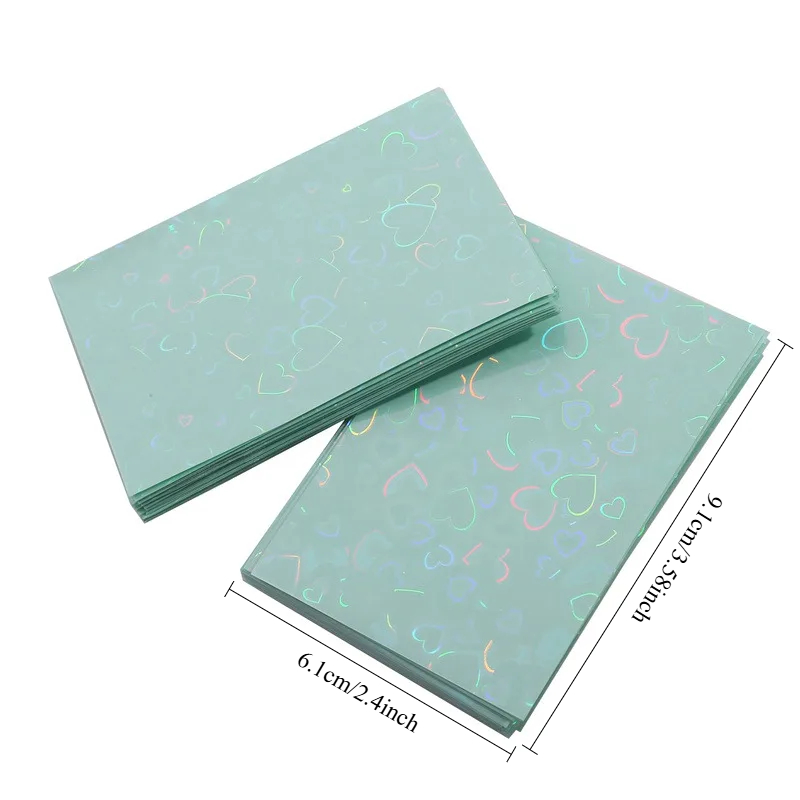 card sleeves for kpop photocards Holographic Photocard Sleeves 50 Pack