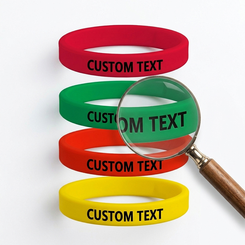 Custom Silicone Wristbands 180pcs Pack, Gift for Her/Him