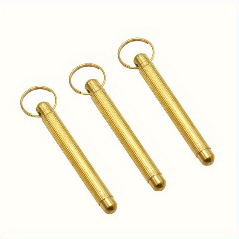 TEMU 3 pièces, Mini Cuillères en Métal pour Nettoyage d'Oreilles, avec Porte-clés, pour Voyage et Maison
