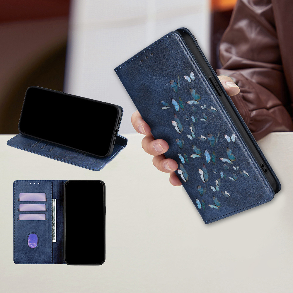 TEMU Phone Case: Fashion Card Insertion Bracket Wallet Phone Case Sutible For Galaxy A04s A32 A40 A31 A41 A22 A53 A70 A22 A33 A20s A04s A72 A51 A90