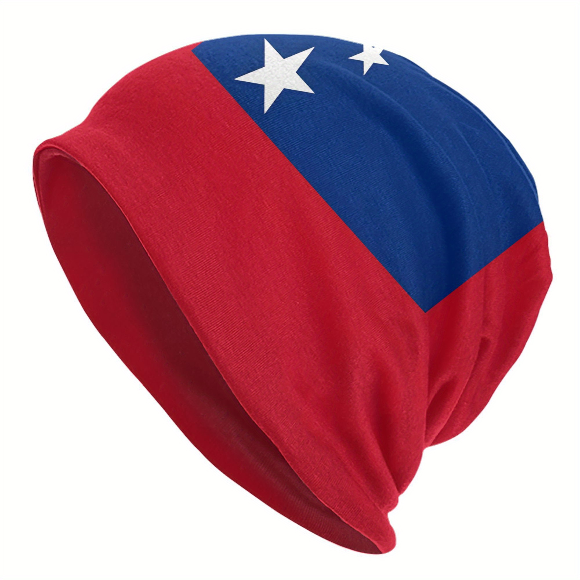 TEMU Biihudu Men' Samoa Knit Skull - Soft Breathable Bonnet Suitable For Casual Wear, Travel & Weather, , Stylish Warmth For Parties & Outdoor