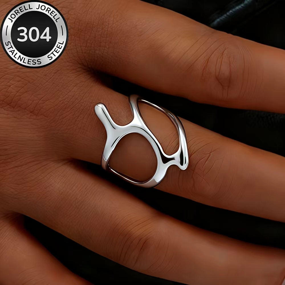 Image of High-quality Stainless Steel Hypoallergenic Golden , Anti-fading, Easy And Elegant, Suitable For Everyday Wear Or Party Fashion Women's Ring, Jewelry Additions, Is A Delicate Gift For Women