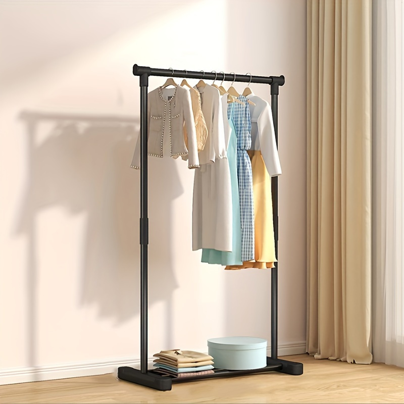  metal clothes rack indoor outdoor vertical hanger for home balcony storage space saving design with hooks drying racks details 1