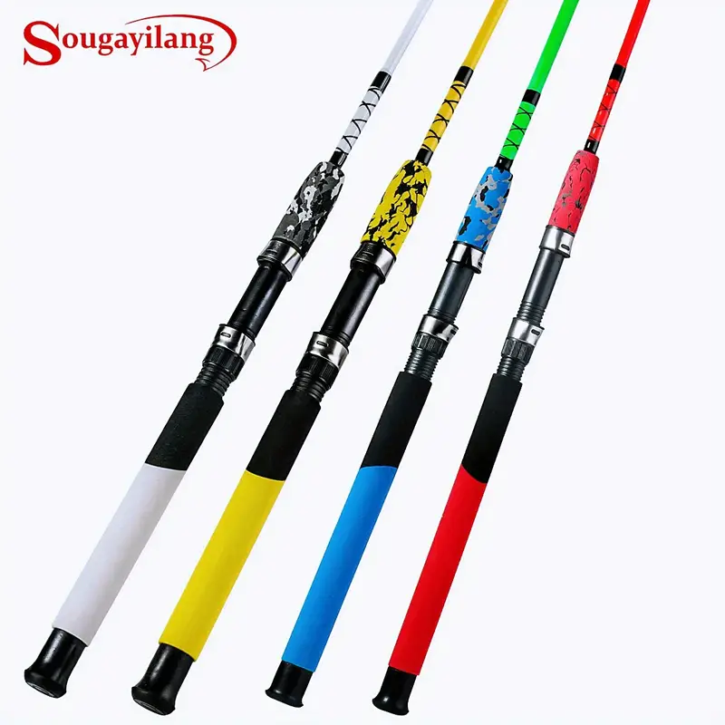 * Super Strong Super Hard Durable Fishing Rod, 1.5M-2.4M Composite Fiberglass Rod Blank Straight Handle Fishing Rod Boat Fishing Rod Suitable for Freshwater And Saltwater * Super Strong Super Hard Durable Fishing Rod, 1.5M-2.4M Composite Fiberglass Rod Blank Straight Handle Fishing Rod Boat Fishing Rod Suitable for Freshwater And Saltwater