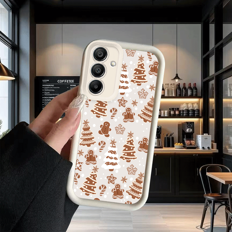 TEMU Gingerbread Phone Case Suitable For Galaxy