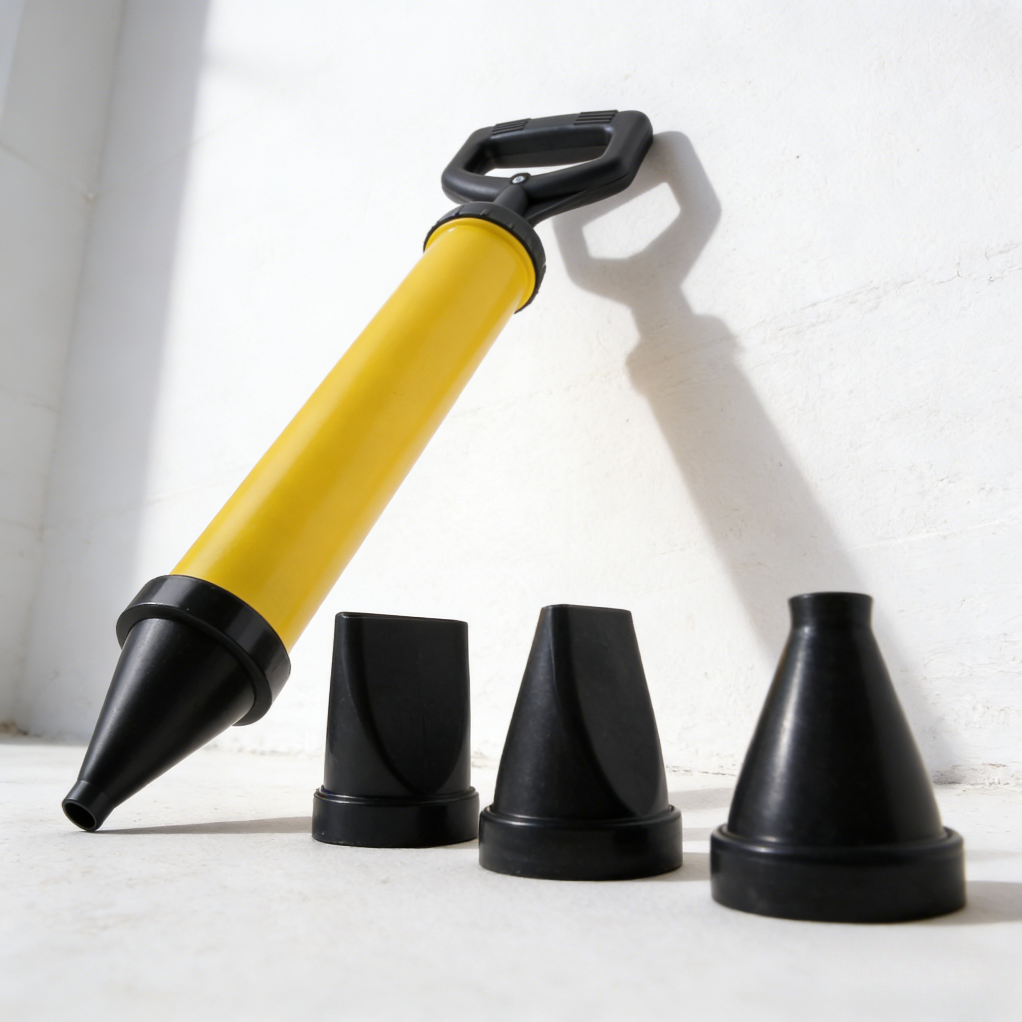 Cement Grout Pump Kit Featuring 4 Nozzles - Hand-operated Sprayer For Wall Repairs, Tile Grouting, And Sealing Doors/windows