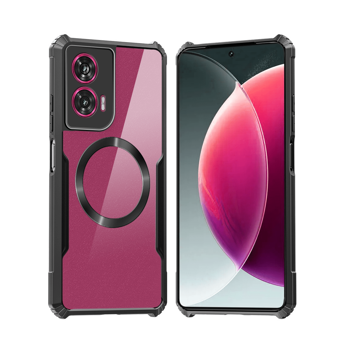 TEMU Funda para Teléfono - Carcasa Diseñada para Motorola Edge 50 Fusion 5G, con Atracción Magnética, Material a Prueba de Golpes, una Cubierta Suave