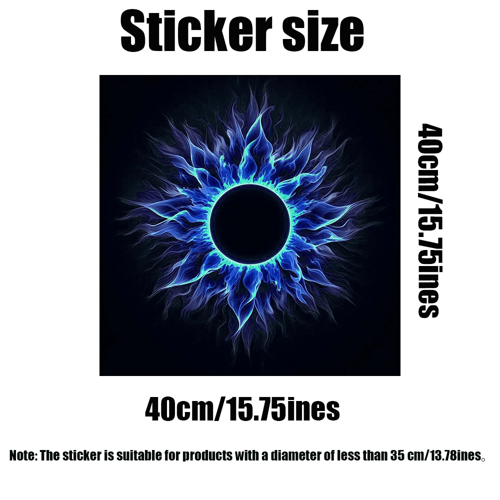 TEMU 1-sheet Pvc Decal Suitable For Robotic Vacuum Cleaners, Floor Sweepers & Pet Hair Vacuums - Easy Adhesive Sticker For Robot Mops, Sweeper Robot