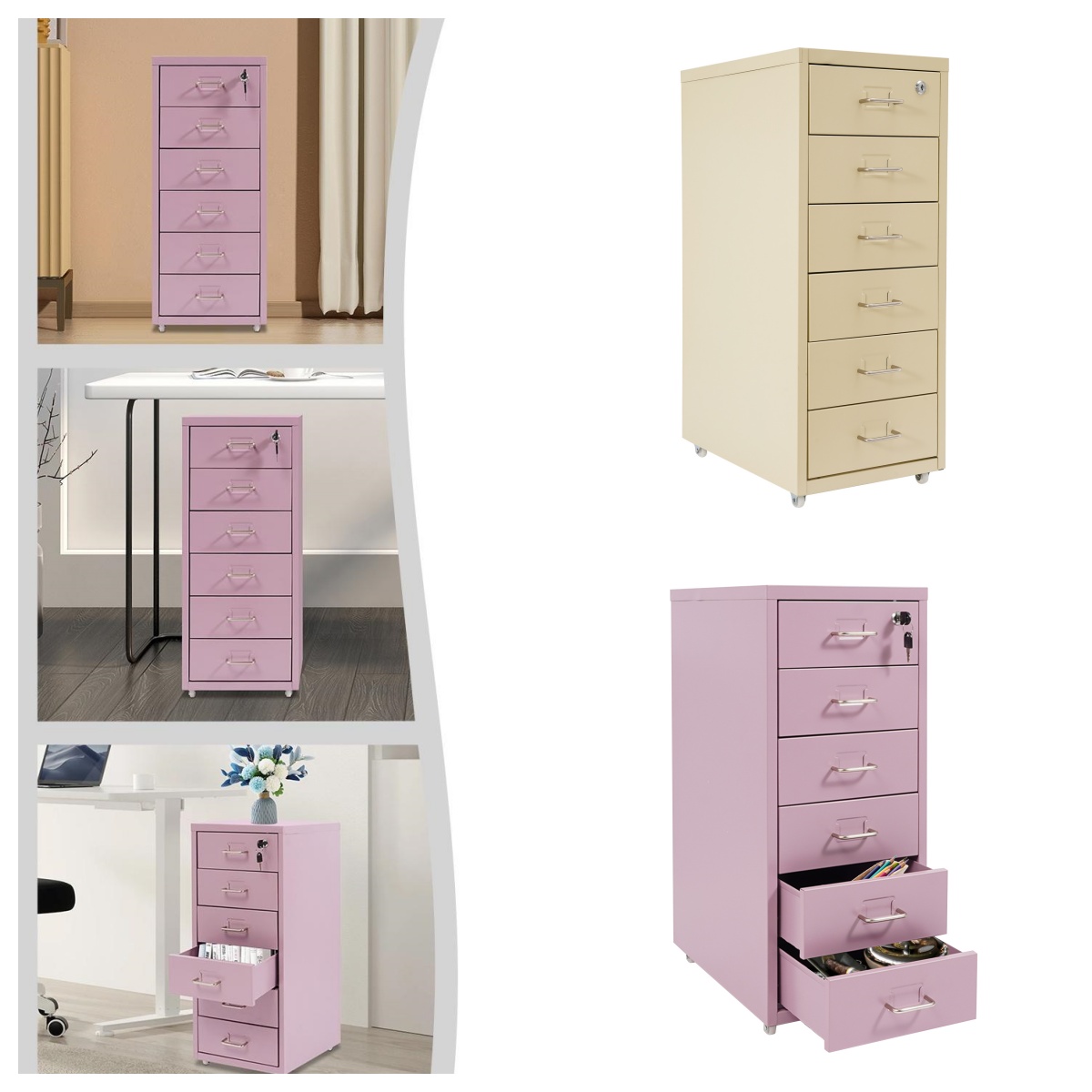 file cabinet with lock sold on Temu United States