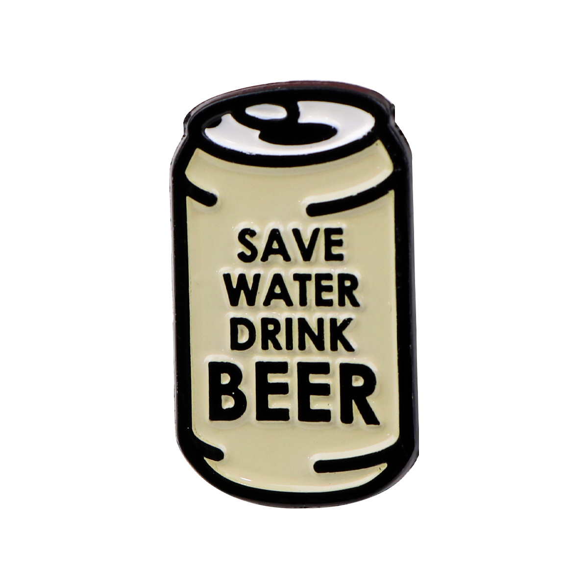1pc " Drink Beer" Enamel Pin Cute Lapel Pins Badges On Backpack Men's Brooch Clothes Gift Jewelry Fashion Additions