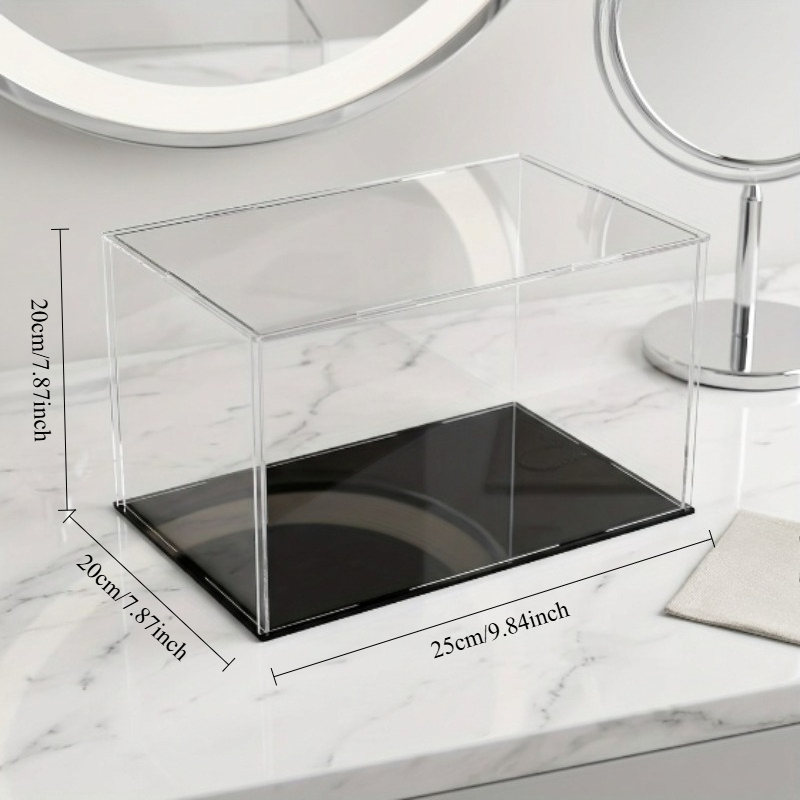 TEMU Transparent Light Model Display Box - Light Luxury Splicing Style Acrylic 4wd Car Storage Display Case - High Dust-proof Storage Box - 4wd Car