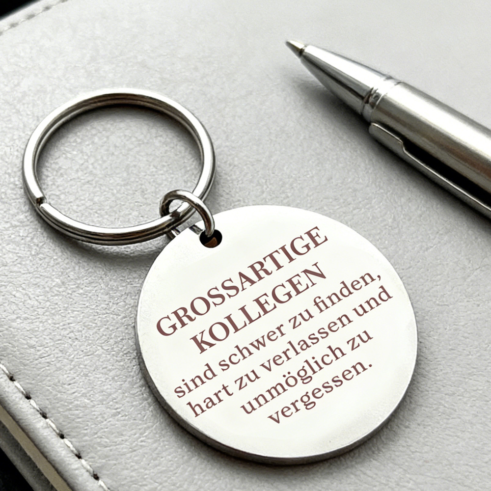 Stainless Steel Keychain Day Gifts For , Coworker& Colleague, Birthday& Office Gathering Gift For Men& Women