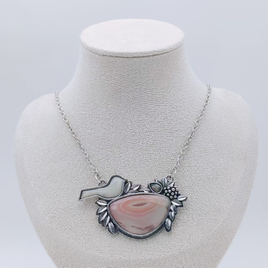 TEMU 1pc Delicate Fashion Vintage Necklaces Bird Necklaces Animal Necklace Elegant Necklaces Unusual Jewelry Necklaces For Women Long Necklaces For