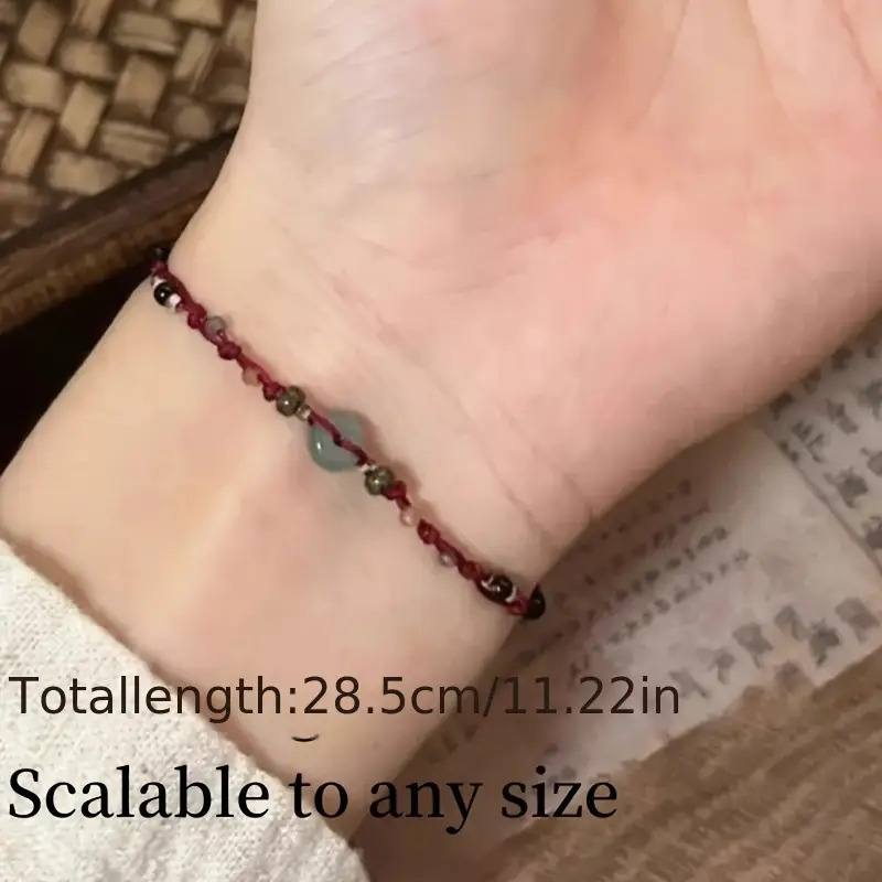 Retro Chinese Handmade Woven Bracelet, Couple Gift