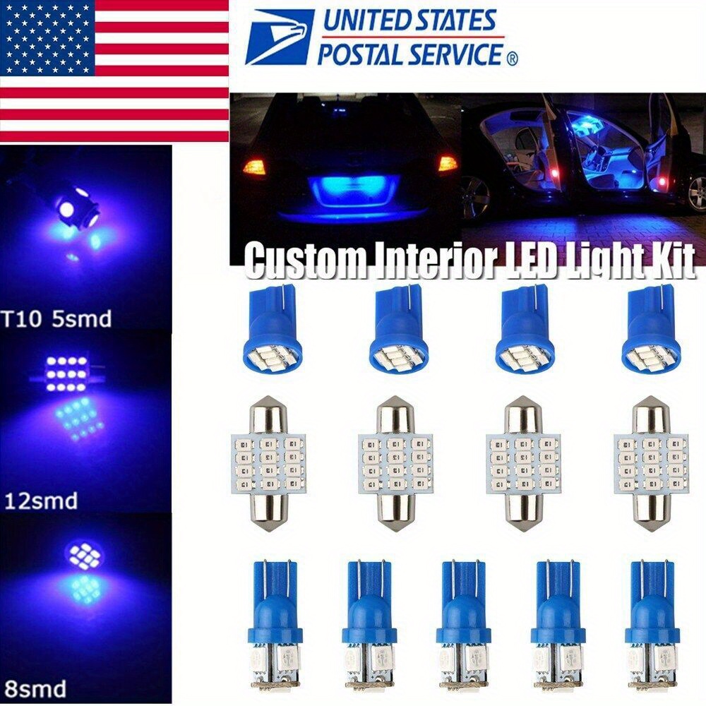 

13x Super Led Lights Package Kit For , Battery