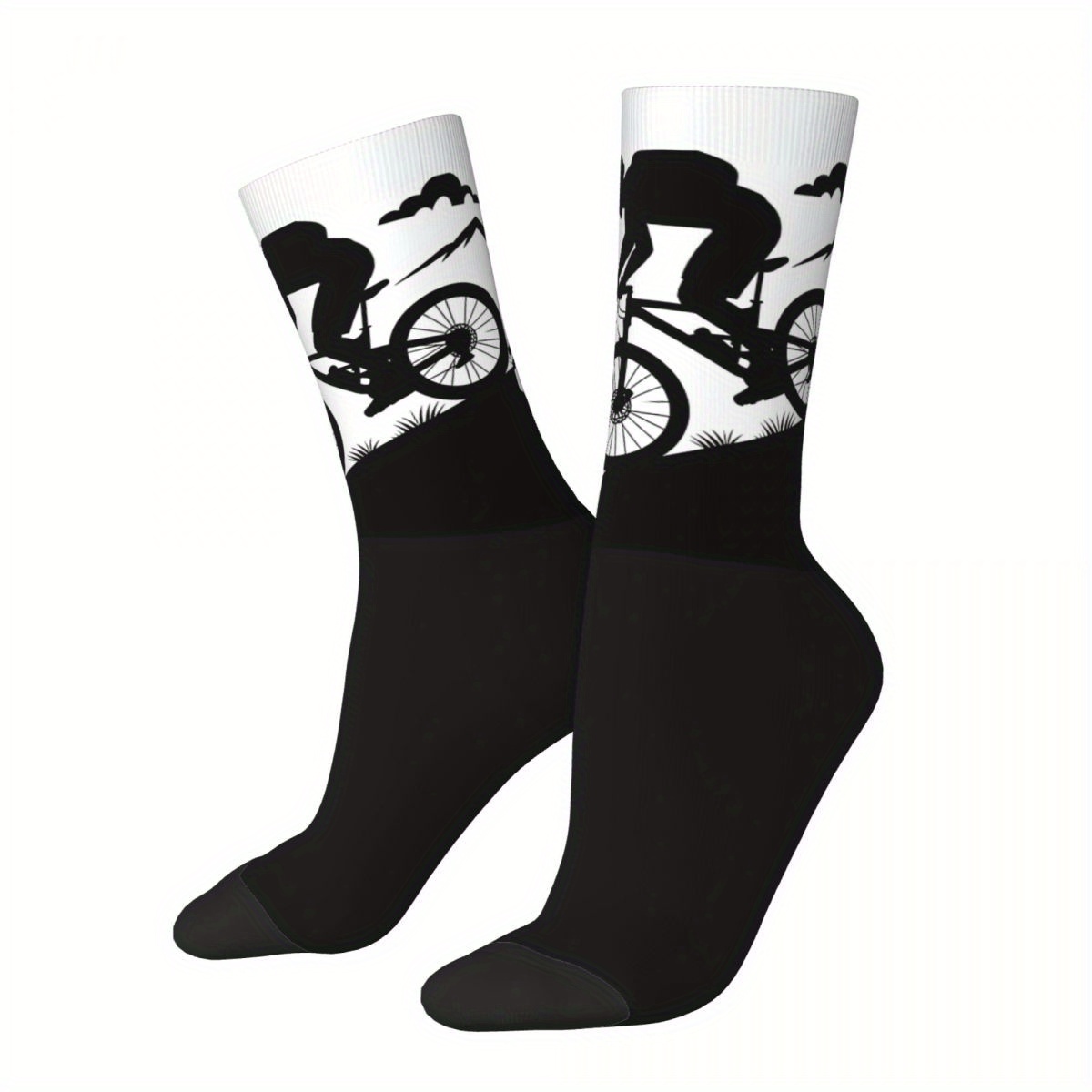 Mtb Bike Kawaii Socks Sports Cartoon Pattern Socks